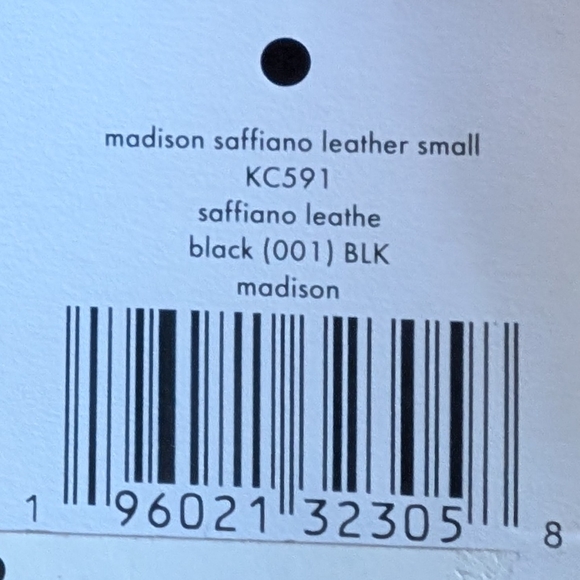 Kate Spade Black Madison Wallet with Gold Accent - Picture 6 of 6